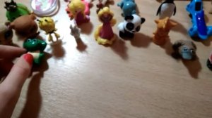 Моя коллекция игрушек из киндеров!!!!