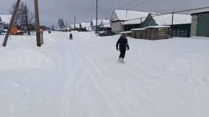 Самодельный гусинечный модуль для детского снегоката.
