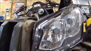 УСТАНОВКА ФАР НА КВАДРОЦИКЛ CFMOTO 500
