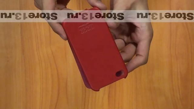 [store13.ru] Чехол Hoco Earl fashion flip model Apple iPhone 4 / 4S Красный смотреть онлайн
