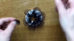 Объёмные цветы из фатина