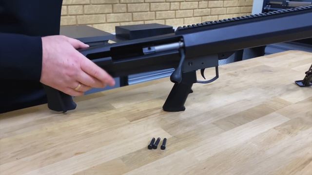 Barrett M99 в калибре 416 Barrett. Крупнокалиберная снайперская винтовка.