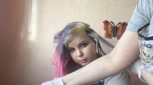 Красим антоцианином дома + уход после окрашивания)))