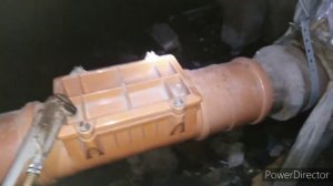 #течьканализации#подпор# Подпор колодца, течь канализации в подвале.