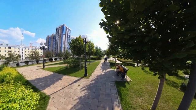 Екатеринбург Прогулка в Парке у Управления Свердловской Железной Дороги | Лето (Август 2023) смотреть онлайн