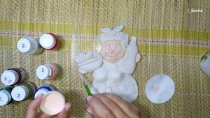 Поделка из соленого теста "Кума". Мастер класс)