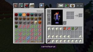 Модифицированый индораптор против всех хищников!!!В майнкрафт #динозавры #minecraft #битвы