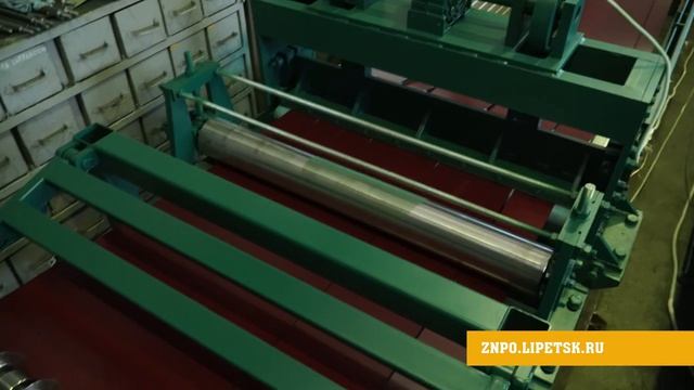 Продольная резка металла. Производственная линия в работе смотреть онлайн
