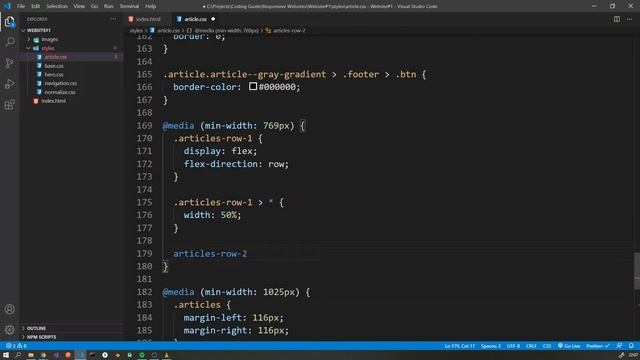 Mobile First Responsive Home Page - Responsive article component - Part 4 - HTML & CSS Tutorial