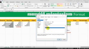 #How to Format Cell in Excel 2013| ការFormat Cell ក្នុង Excel 2013