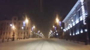 УЛИЦЫ НОЧНОГО ВЛАДИВОСТОКА ЗИМОЙ