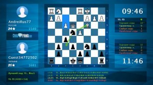 Chess Game Analysis: AndreiRus77 - Guest34772502 : 0-1 (By ChessFriends.com)