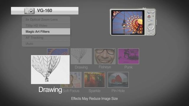 Olympus VG160 demo смотреть онлайн