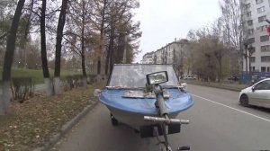 Прицеп МЗСА 81771С.012 и лодка Крым