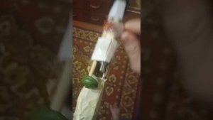 самодельная винтовка , из картона. вышло не очень