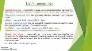Урок 2. Открытый и закрытый слоги в английском языке. Правила чтения для 3 класса