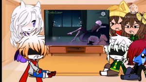 Реакция Undertale на meme + game over (gacha club)