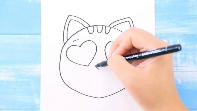 Как нарисовать ЭМОДЗИ / Рисунок раскраска для детей /  Раскрась Ка