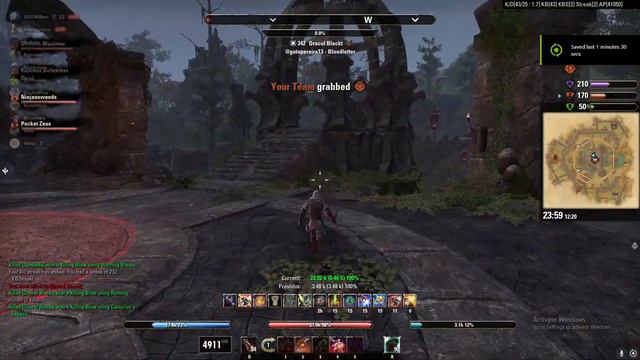 WHEN A 249 PING NEW PLAYER DISCOVERS GANK BLADE IN ESO PVP смотреть онлайн