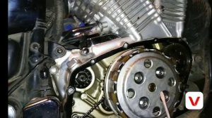 Замена дисков сцепления Интрудер750