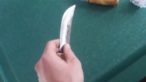 Два ножа изготовленны в кустарных условиях. Сталь 9хф. Клинки из пильного диска от циркулярки