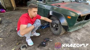 Злая широченная Жигули, установка обвесов на ВАЗ 2107!