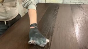 Шпон Дуба нанесение марилки с эффектом Casual