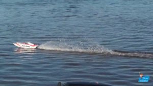 Первый запуск радиоуправляемой лодки Blue Mania