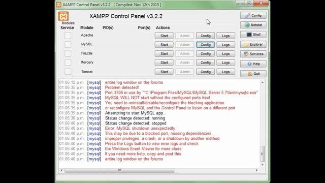 Cambiar puerto MYSQL en XAMPP || SOLUCIÓN A ERROR DE PUERTOS смотреть онлайн