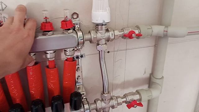 Монтаж узла теплого пола JH-1039 смотреть онлайн