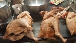 Сравниваем мясную продуктивность кур пород Джерсийсский гигант, Пушкинская и Легбар.