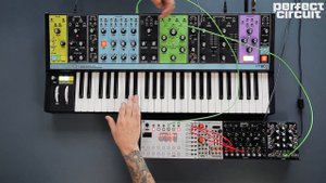 Moog Matriarch With Eurorack Drums, Extra Oscillator And Modulation