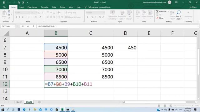 Microsoft Excel for Beginners (Sinhala)/ Data Types Lesson 02/ MS-Excel Sinhala Tutorials/Lesson 02