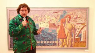Алексей Акиндинов передал в дар Музею Мира свою картину.