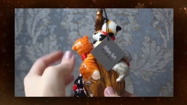 Елочная игрушка ручной работы 