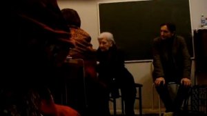 Проф.Гертруда Троянова. Занятие с пенсионерами.