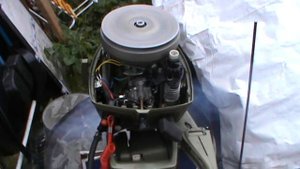 Johnson/Evinrude 6 hp продолжение .Первый запуск с эл. зажиганием.