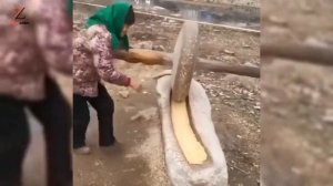 Как раньше мололи зерно