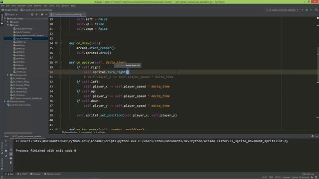 Python Arcade library p07 - Sprites and SpriteList смотреть онлайн