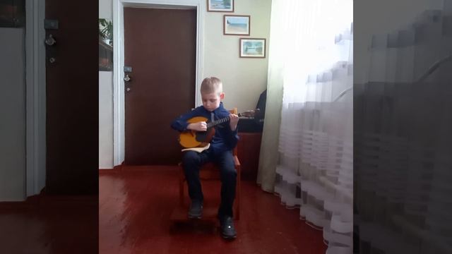 Фабрицкий Егор 10 лет. Р.н.п. "Как на этой на долине" обр. В. Гнутова смотреть онлайн