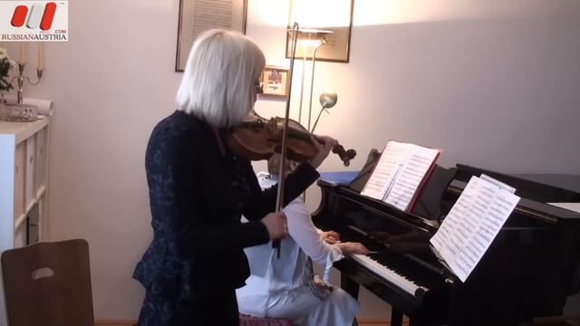 M.Skoryk. Hanna Melnyk & Nina Igudesman. Erster Russischer Musiksalon in Wien. Österreich смотреть онлайн