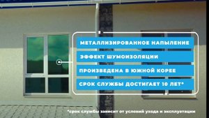 Пленка солнцезащитная, зеркальная для окон: Green 15% Reton Group / пленка на окна /
