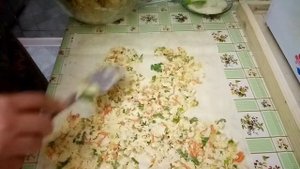 Рулет из лаваша с курицей и сыром