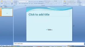 Copy Table from Microsoft Word to PowerPoint