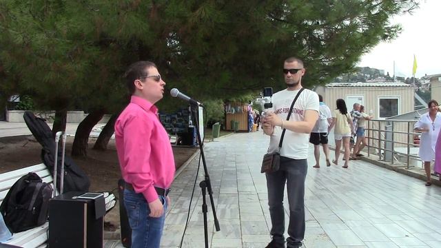 Степан Гончаренко - Life (Сектор Газа) кавер • Гурзуф набережная им. Пушкина 2020