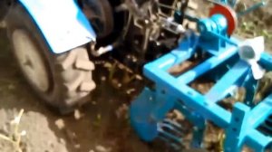 Мини трактор из мотоблока с картофелекопалкой ККМ-1