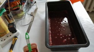 Красим трубочки морилкой цвета "Махагон"