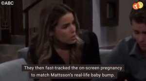 Is Sasha from General Hospital pregnant in real life?