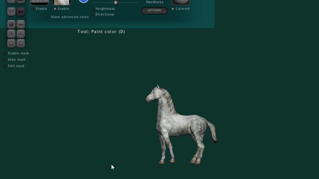 Sculptris - как слепить лошадь и раскрасить урок № 9 смотреть онлайн