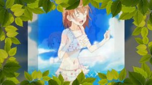 Аниме на пляже загарает